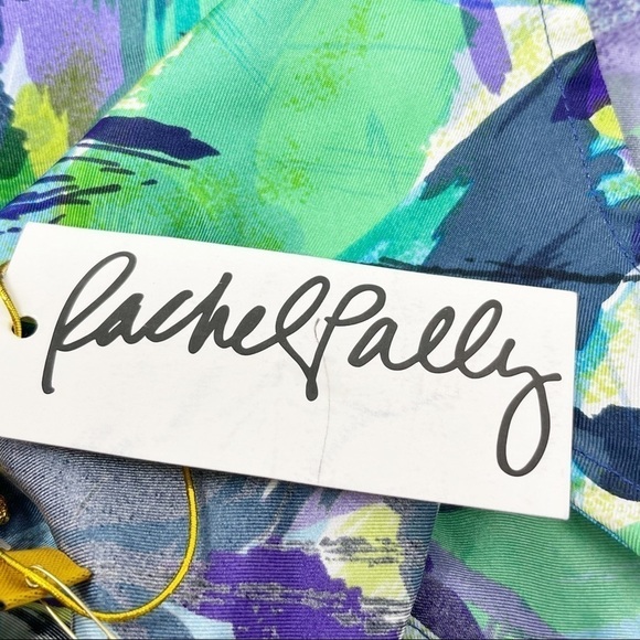 RACHEL PALLY Silk Watercolor Snap Front Tank Dress - Picture 8 of 8